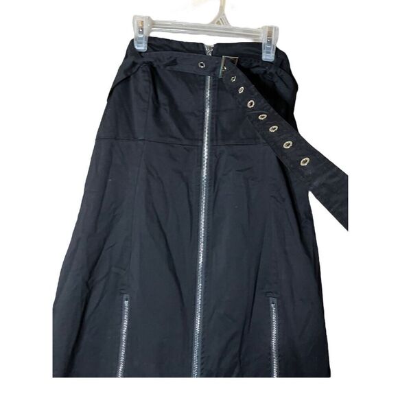 Cider Black Zip Maxi Dress Size Medium - Picture 5 of 8